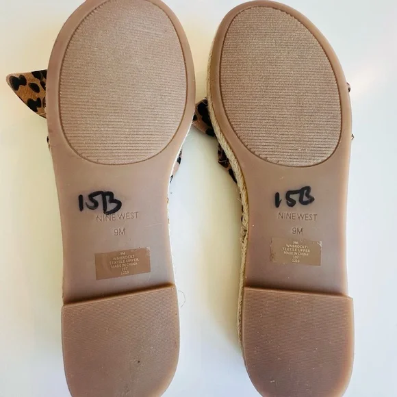 NINE‎ WEST Bellah Leopard Print Espadrilles - Picture 4 of 4